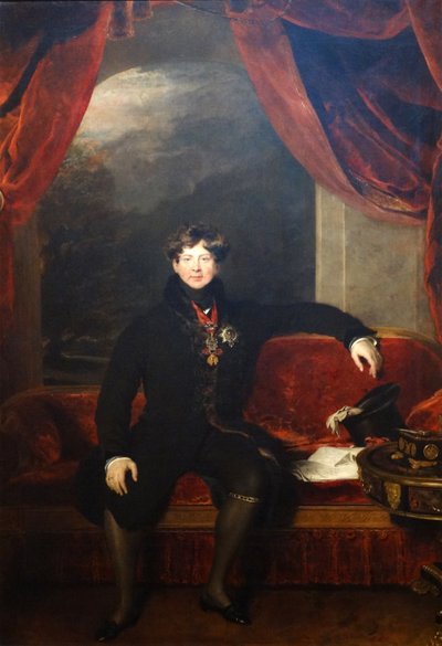 Porträtt av kung George IV av Thomas Lawrence