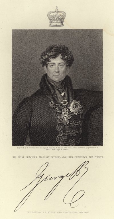Porträtt av kung George IV av Thomas Lawrence
