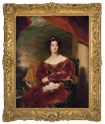 Porträtt av Mary, grevinna av Wilton, 1829 av Thomas Lawrence