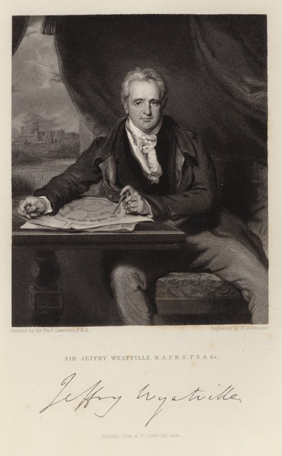Porträtt av Sir Jeffry Wyattville av Thomas Lawrence