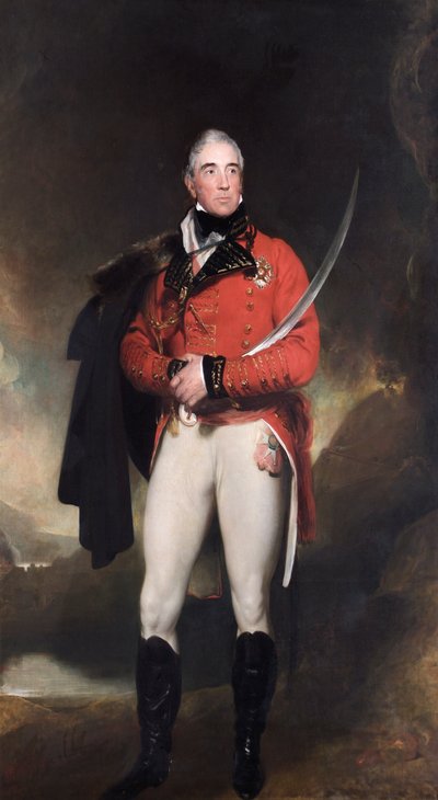 Porträtt av Thomas Graham, Lord Lynedoch, brittisk soldat, c1817. av Thomas Lawrence