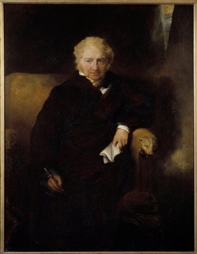 Porträtt av målaren Henri Fussli (eller Fuseli) (1741-1825) Målning av Sir Thomas Lawrence (1769-1830) 1800-talets sön. 1042x1,09 m Bayonne, Musee Bonnat av Thomas Lawrence