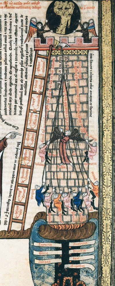 Helvetets eld med de sju huvudsynderna av Thomas Le Myésier