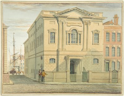 Assembly Rooms, Prince Street (akvarell på papper) av Thomas Leeson the Elder Rowbotham