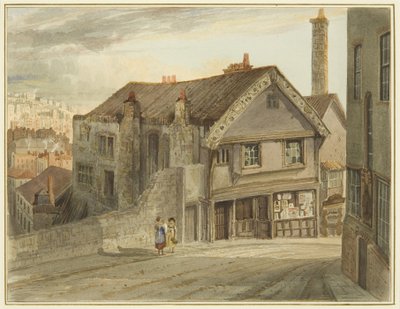 Castle Mill Street, nedanför Newgate, som visar Robert Adams