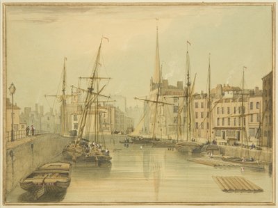 Tittar mot Stone Bridge (Giles