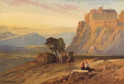 Skottland, Stirling Castle (färg litho) av Thomas Leeson the Elder Rowbotham