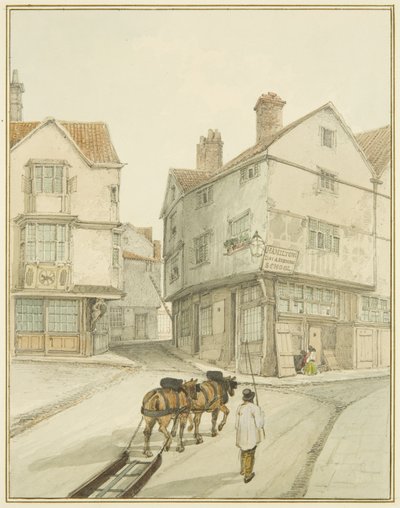 Hörnet av Castle Green av Thomas Leeson the Elder Rowbotham