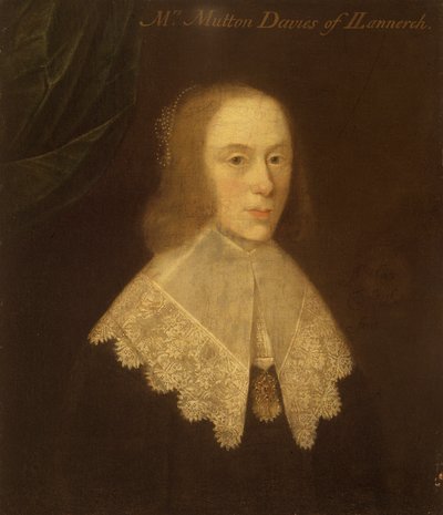 Mrs Anne Davies från Gwysaney, c1630. av Thomas Leigh