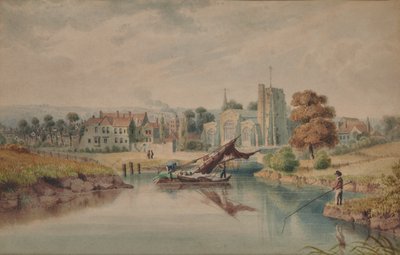 Maidstone från floden av Thomas Light Merritt
