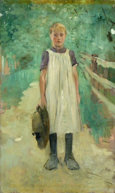En bondflicka, 1895 av Thomas Ludwig Herbst