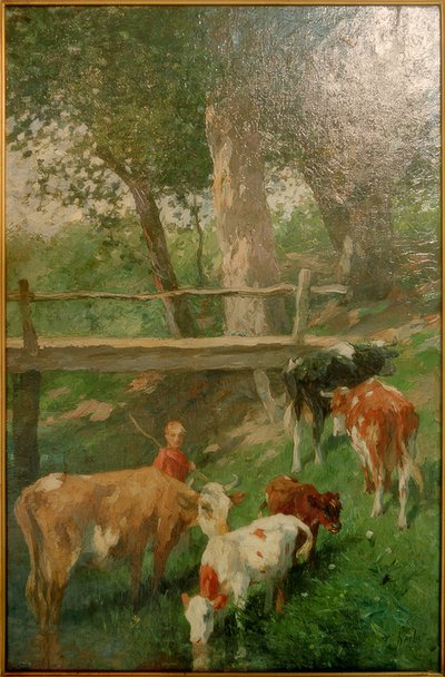 Herdepojke med kor av Thomas Ludwig Herbst