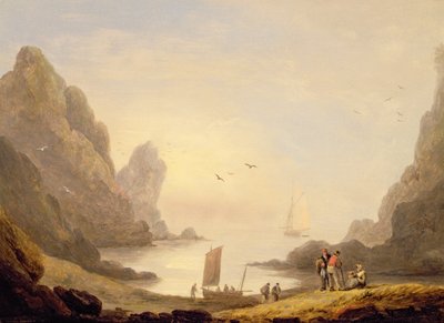 En avskild vik av Thomas Luny