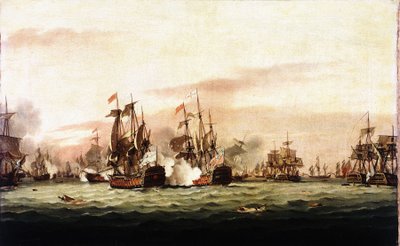 Slaget om helgonen av Thomas Luny