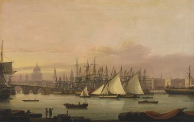 Londons hamn av Thomas Luny