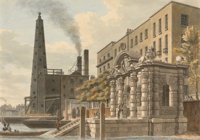 York Water Gate av Thomas Malton the Younger