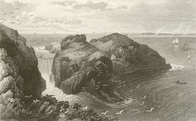 Carrick A Rede, Coast of Antrim, Irland av Thomas Mann Baynes