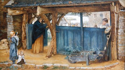 En Lych Gate av Thomas Matthews Rooke