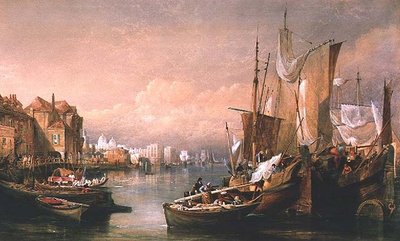 Themsen i Greenwich av Thomas Miles Richardson