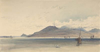 Isle of Arran, tidig morgon, 1830-39. av Thomas Miles Richardson I