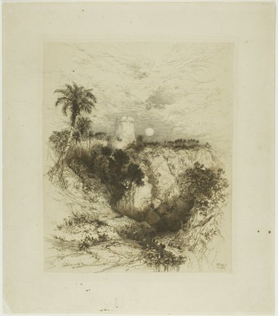 Ett torn i Cortez av Thomas Moran