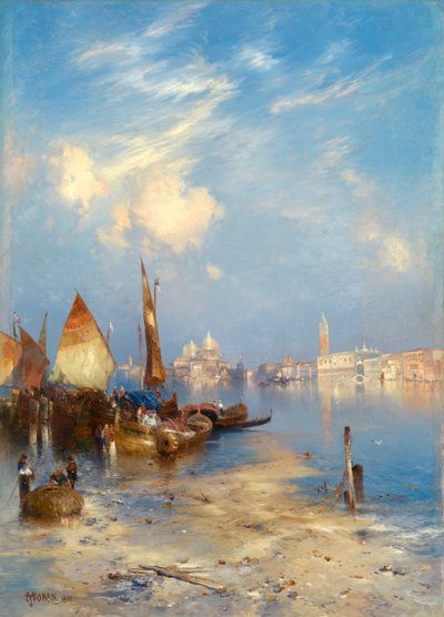 Utsikt över Venedig, 1891. av Thomas Moran