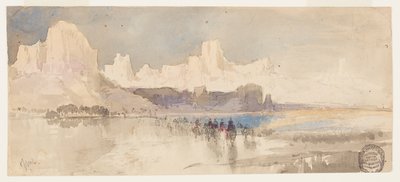 Canyon of the Rio Virgin, södra Utah av Thomas Moran