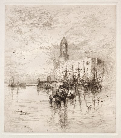 U Lua, San Juans slott, v. Cruz, 1884. av Thomas Moran