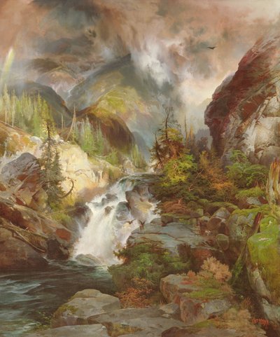 Barn av berget, 1867 av Thomas Moran