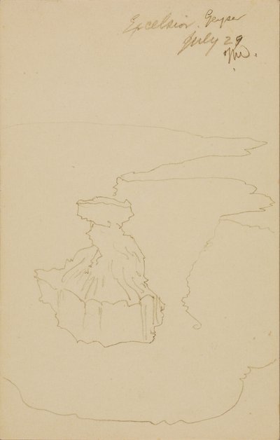 Excelsior Geyser, Yellowstone Park av Thomas Moran