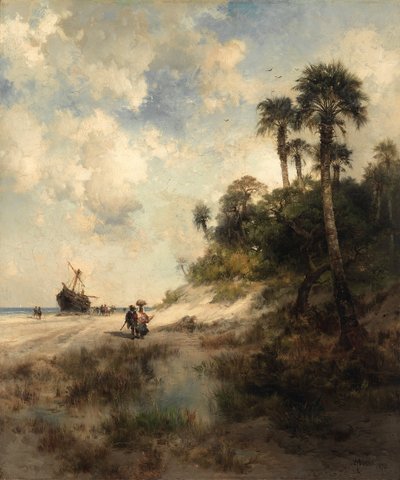 Fort George Island, Florida av Thomas Moran