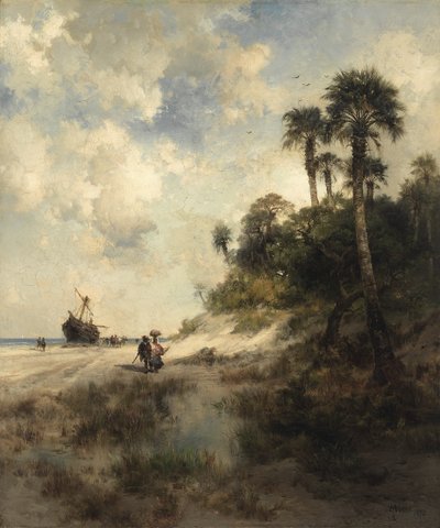 Fort George Island, Florida av Thomas Moran