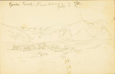 Goose Creek, Sheridan (Wyoming) av Thomas Moran