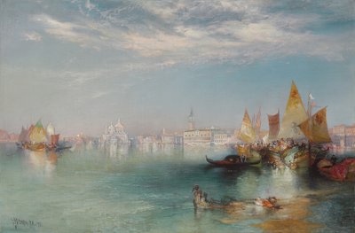 Canal Grande, Venedig, 1901 av Thomas Moran