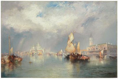 Canal Grande, Venedig, 1905 av Thomas Moran