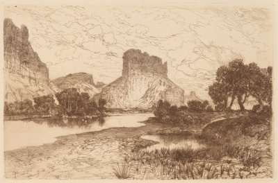 Green River, Wyoming Territory av Thomas Moran