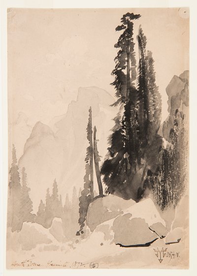 Half Dome, Yosemite av Thomas Moran