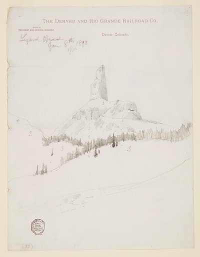 Lizard Head Peak, Colorado av Thomas Moran
