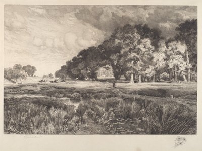 Long Island landskap av Thomas Moran