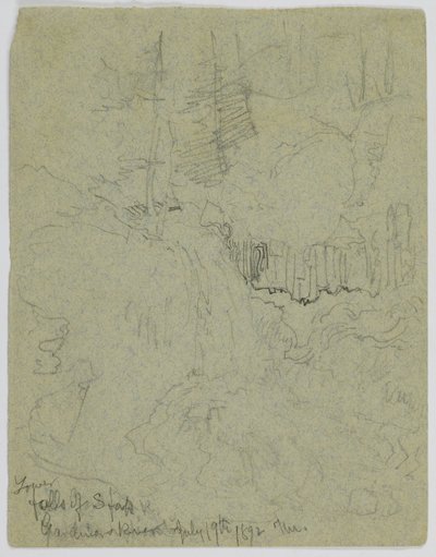 Nedre fallet i South Fork, Gardiner