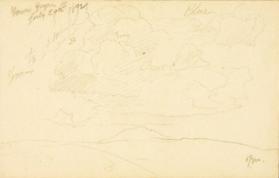 Nedre Geyserbassängen av Thomas Moran