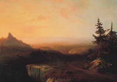 Mountain Scene, ca 1865 (olja på duk) av Thomas Moran