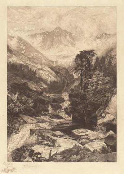 Berg av det heliga korset, Colorado av Thomas Moran