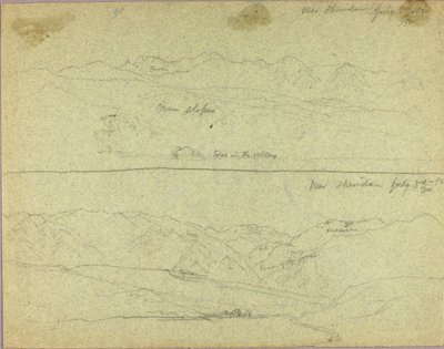 Nära Sheridan, den 3 juli 1892 av Thomas Moran
