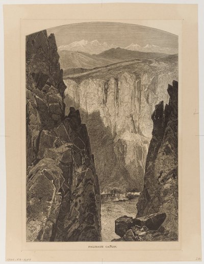 Palisade Ca~non av Thomas Moran
