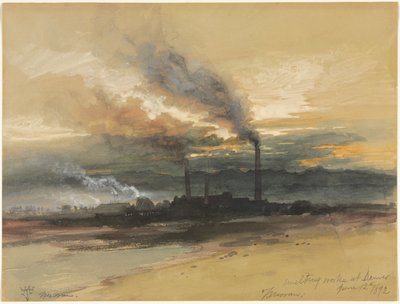 Smältverk i Denver, 1892. av Thomas Moran