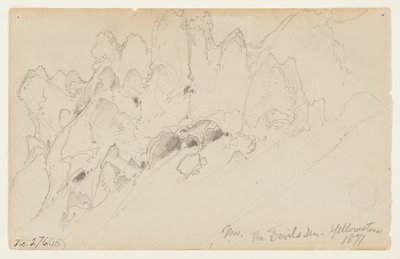 Djävulens håla, Yellowstone av Thomas Moran