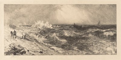 Det mycket rungande havet av Thomas Moran