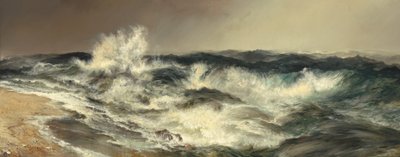 Det mycket rungande havet, 1884. av Thomas Moran