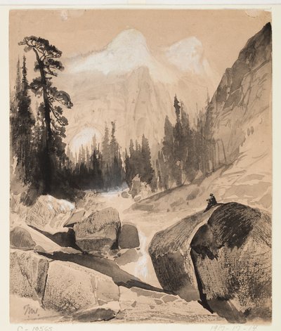 The North Dome, Yosemite, Kalifornien av Thomas Moran